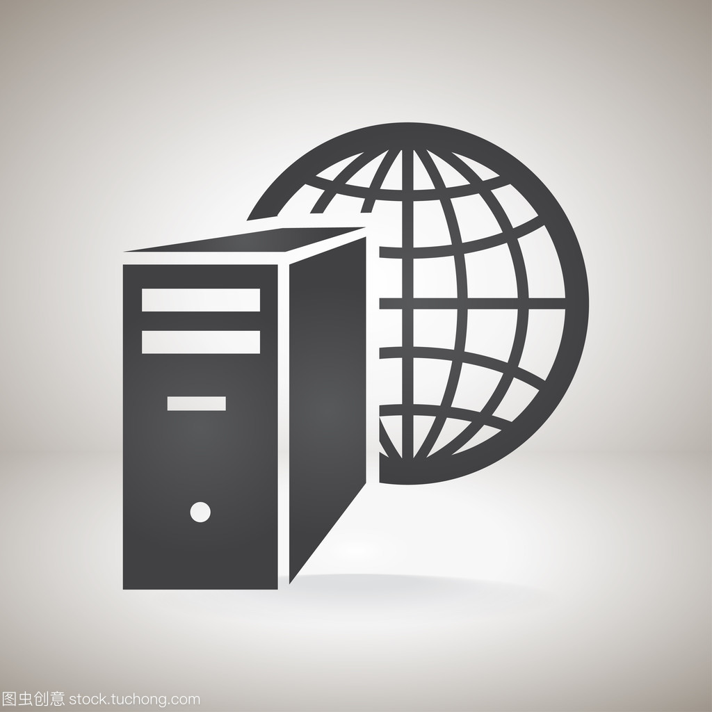 服务器图标的视觉表达 古典形态与现代隐喻